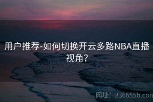 用户推荐-如何切换开云多路NBA直播视角？